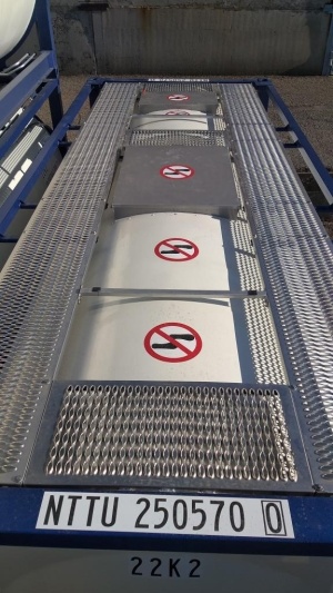 Танк-контейнер тип Т11 объём 25м3 для перевозки компонентов эмульсионных взрывчатых веществ, новый