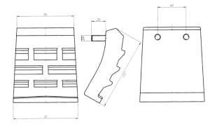 Бильная лопасть HAAS (HL)