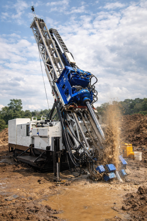 Буровая установка для россыпного золота