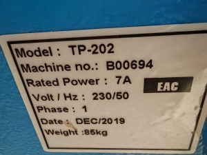 Полуавтоматическая стреппинг машина ТР-202 для обвязки страп лентой