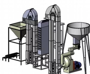 Линия гранулирования пеллет до 2 тонны в час