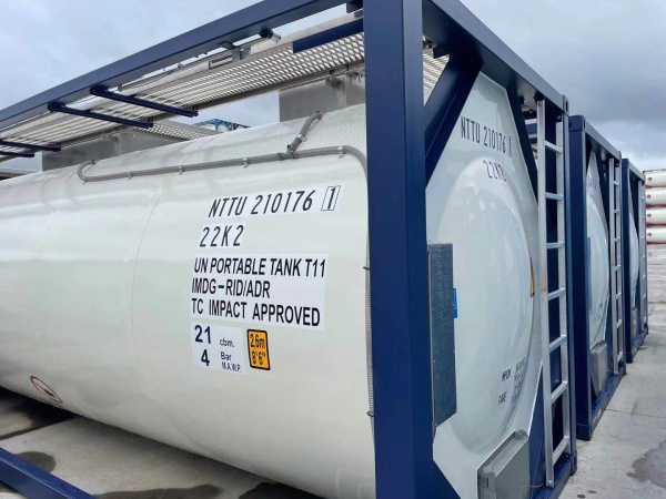 Танк-контейнер объём 21м3 тип Т11, для перевозки маслосодержащих продуктов