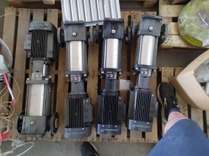 Вертикальные многоступенчатые насосы Grundfos CR 5-9 (4 шт.)