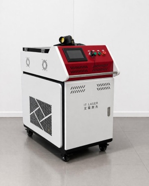 Лазерный станок IT-LM-F200F- для очистки металла от ржавчины, коррозии и т.п