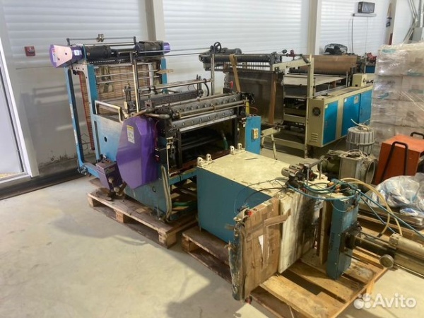 Пакетоделка 2 ручья + пресс “Майка”, Тайвань