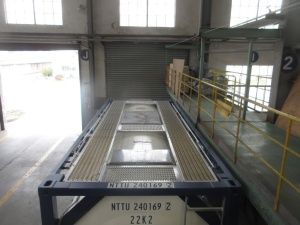 Танк-контейнер объём 24м3 тип Т11, для перевозки водорастворимых красок