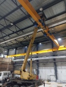 Завершен монтаж однобалочного мостового крана с расширенным функционалом