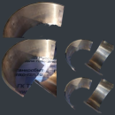 Вкладыши (бронза) для кривошипных прессов мод. КЕ2330