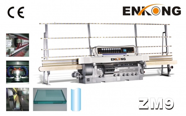 Автоматический станок для обработки прямолинейной кромки стекла Enkong ZM9