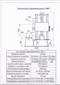 ТФС-4 торцефрезерный станок