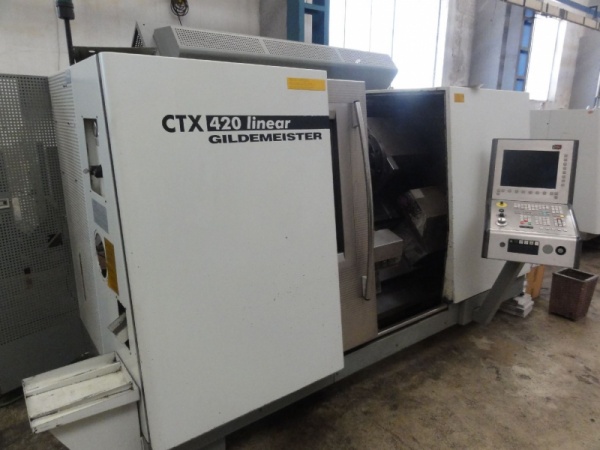 Токарный станок с ЧПУ GILDEMEISTER CTX 420 linear