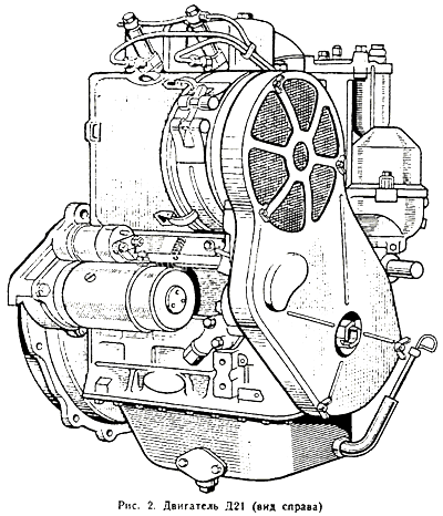 Дизельные двигатели Д-21