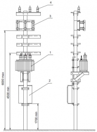 КТПМ - комплектная мачтовая трансформаторная подстанция