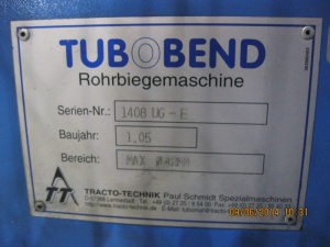 Трубогибочный станок Tubobend 42