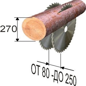 Станок брусующий проходного типа СЛД-2П-800