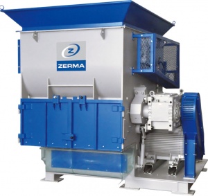 Универсальные шредеры ZERMA (Зерма) ZSS общего назначения для полимерных отходов или дерева и древесных отходов