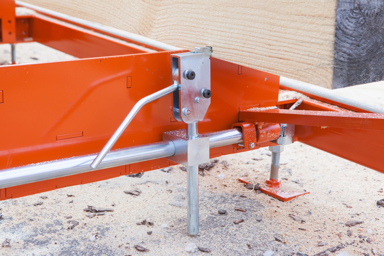 Зажимы для бревна на дисковую пилораму своими руками