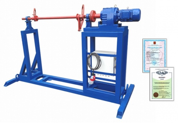 Станок для намотки кабеля на барабаны УПК-25 РЧ003