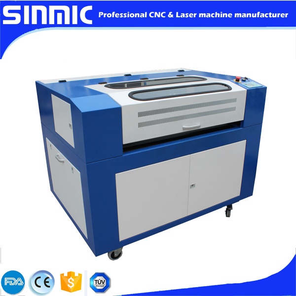 SINMIC 60w CO2 лазерный гравер и резчик станок для изделий из кожи