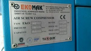 почти новый винтовой компрессор EKO-45