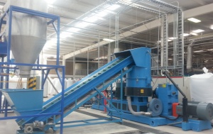 Каскадную линию грануляции пленки LDPE Производительностью – 400-500 кг – ROLBATCH - RBEKCM-433/2015