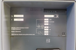 Deckel Maho DMC V 75 Linear с ЧПУ iTNC 530. Вертикальный обрабатывающий центр