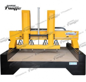Профессиональные четырехшпиндельные гравировально-фрезерные