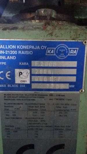 Дисковую пилораму KARA F-2000