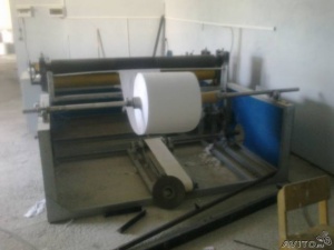 Оборудование для производства изделий из бумажной массы. Станок для резки и намотки туалетной бумаги