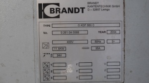 кромкооблицовочный станок brandt kdf 660 c