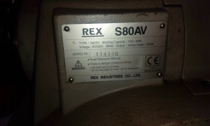 Резьбонарезной REX S80AV
