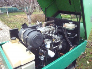 Передвижной дизельный компрессор Atmos PDP 35 (7 бар) Без шасси. Год выпуска – 2012г., в эксплуатации с 2013г. наработка 550 м/ч