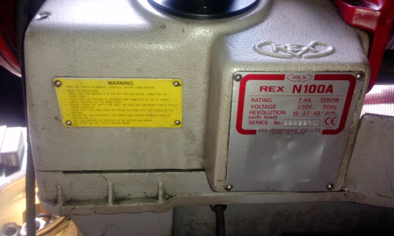 Резьбонарезной станок REX N100A для нарезки резьбы на трубах 1/4-4\" и ...