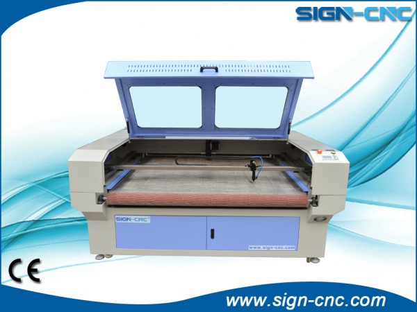 лазерный резак ткани с автоматической подачейSIGN-1610