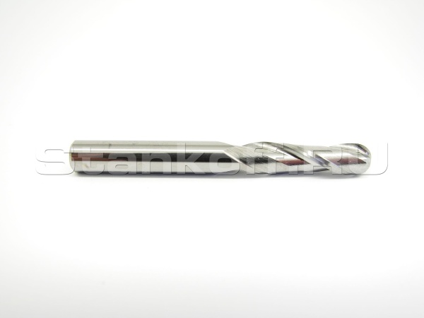 Фреза спиральная двухзаходная сферическая N2QX10.72