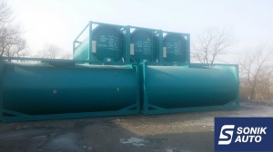 Танк-контейнер (контейнер-цистерна) для гсм бензин, дизель