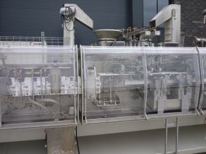 Автомат Mespack H-320 FED для фасовки жидкого и пастообразного продукта в "дой-пак"