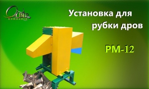 Установка для рубки дров РМ-12