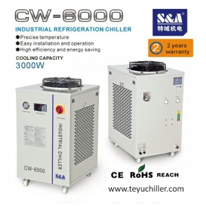 S&A water chiller for cooling plasma torch in welding machine