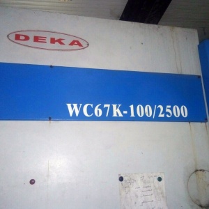Листогиб deka WC67K-100/2500 с чпу