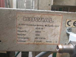 Линия бесконечного сращивания Howial HVP-18