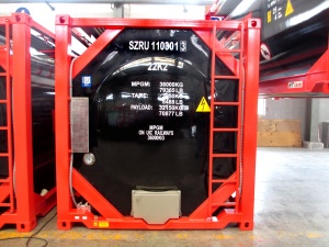 Танк-контейнер цистерна UN T11 K25 с пароподогревом