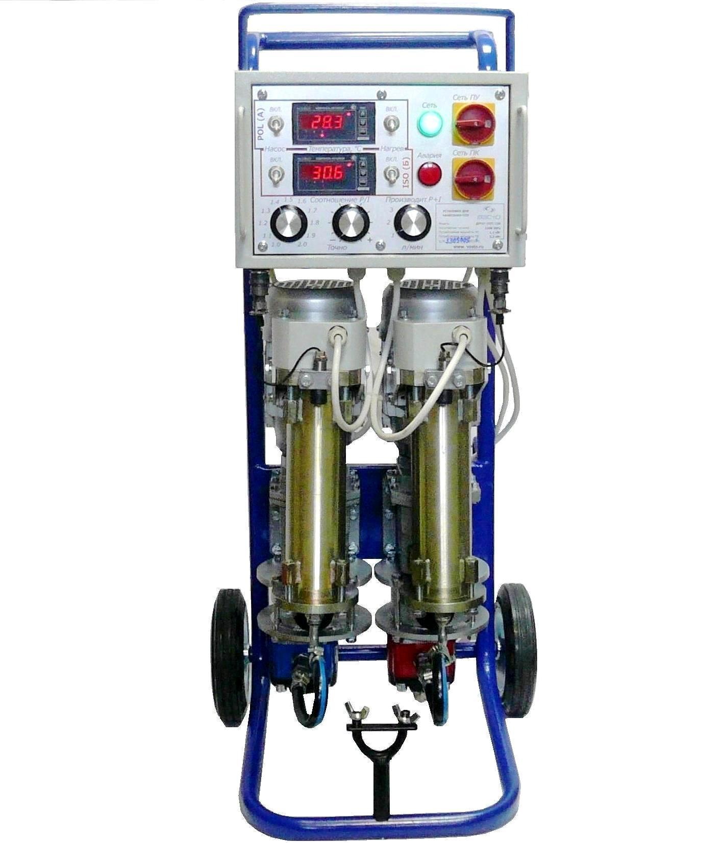 Оборудование для напыления и заливки пенополиуретана с подогревом ...