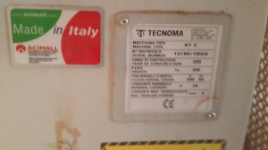 Кромкооблицовочный станок TECNOMA KT 2 -12M1853