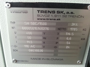 Trens SN 50С /1000, SN 50С /1500, SN 50С /2000