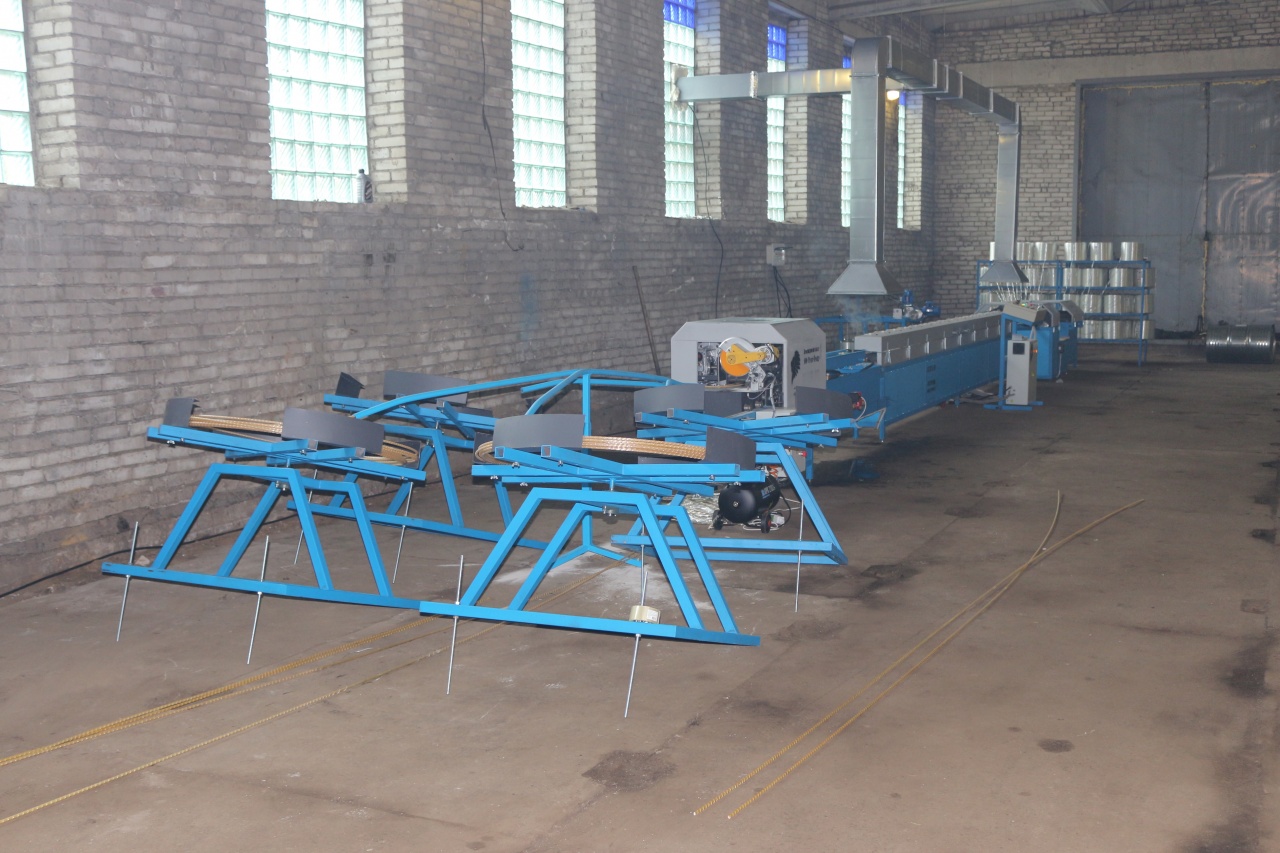 Линия для производства стеклопластиковой арматуры ПЛПСА-20, 2-х ...