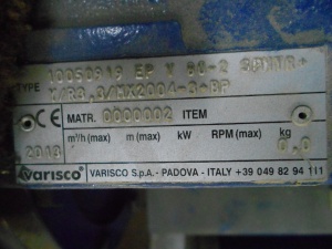 Насосы для вязких нефтепродуктов Varisco V 80-2