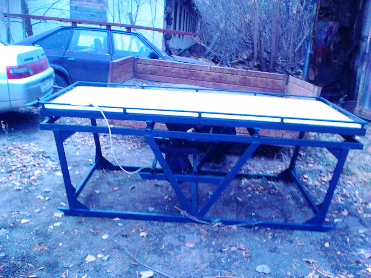 Вибростол для тротуарной плитки своими руками из покрышек