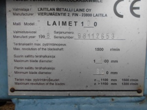 21-22-8057 Лесопилка LAIMET 100