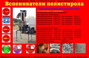 Предвспениватель полистирола цена